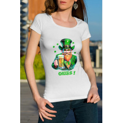 T shirt leprechaun - femme