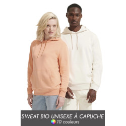 Sweat à capuche bio Constellation unisexe