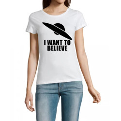 T-Shirt I want to believe - pour femme