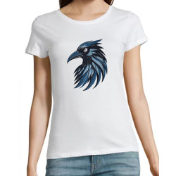 T Shirt corbeau- pour femme