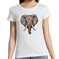 T Shirt éléphant- pour femme