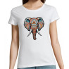 T Shirt éléphant- pour femme